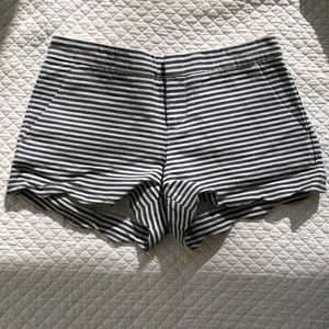 Club Monaco blue and white striped shorts size 2